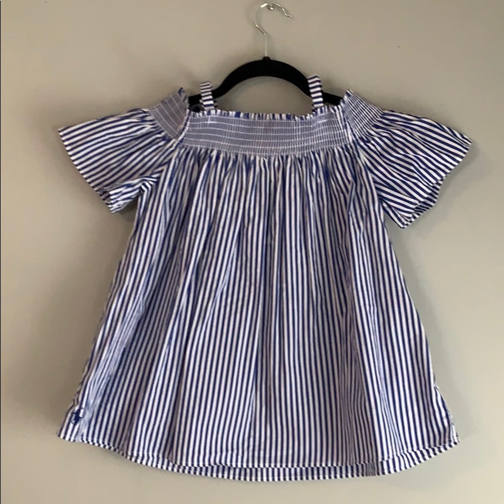 Polo by Ralph Lauren Blue white off the shoulder